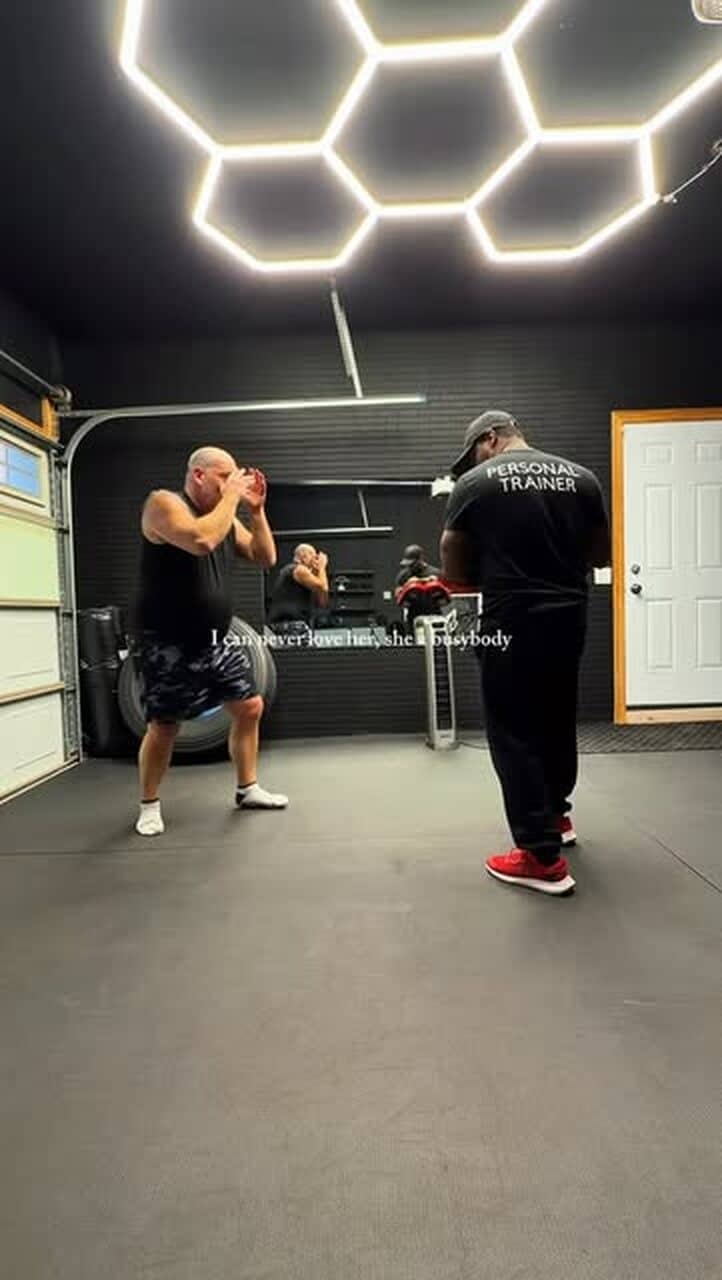 Pad round between coach and client at Method 2 the Madness
