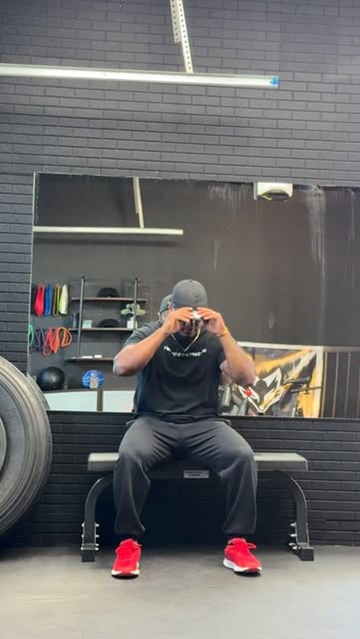 Rack, free weights and benches inside the Method 2 the Madness studio